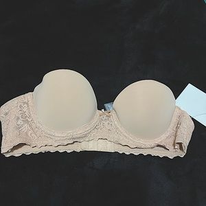 32 AA Strapless Nude Bra